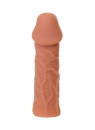 Телесная реалистичная насадка KOKOS Extreme Sleeve 05 с дополнительной стимуляцией - 12,7 см. - KOKOS - в Кисловодске купить с доставкой