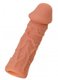 Телесная реалистичная насадка KOKOS Extreme Sleeve 05 с дополнительной стимуляцией - 12,7 см. - KOKOS - в Кисловодске купить с доставкой