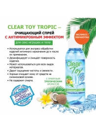 Очищающий спрей для игрушек CLEAR TOY Tropic - 100 мл. - Биоритм - купить с доставкой в Кисловодске