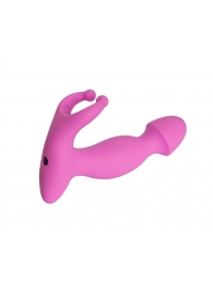 Розовый стимулятор простаты с усиками - 15 см. - 4sexdreaM - в Кисловодске купить с доставкой