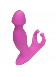 Розовый стимулятор простаты с усиками - 15 см. - 4sexdreaM - в Кисловодске купить с доставкой
