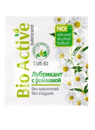 Пробник лубриканта на водной основе Bio Active - 3 гр. - Биоритм - купить с доставкой в Кисловодске