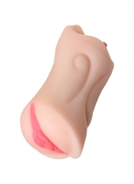 Телесный двусторонний мастурбатор Fruity Tongue - ротик и вагина - ToyFa - в Кисловодске купить с доставкой