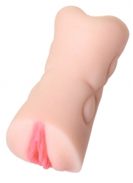 Телесный двусторонний мастурбатор Rich Fruit - вагина и анус - ToyFa - в Кисловодске купить с доставкой