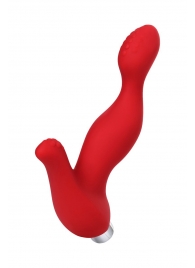Красный силиконовый вибростимулятор простаты Proman - 12,5 см. - ToyFa - в Кисловодске купить с доставкой