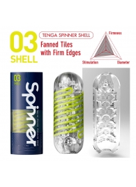 Мастурбатор SPINNER Shell - Tenga - в Кисловодске купить с доставкой