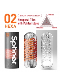 Мастурбатор SPINNER Hexa - Tenga - в Кисловодске купить с доставкой