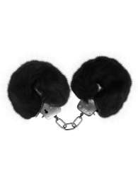 Черные меховые наручники Love с ключиками - Baile - купить с доставкой в Кисловодске