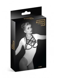 Черная упряжь на грудь Clara - Bijoux Pour Toi - купить с доставкой в Кисловодске