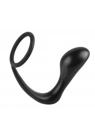 Эрекционное кольцо с анальной пробкой Ass-Gasm Cockring Plug - Pipedream - в Кисловодске купить с доставкой
