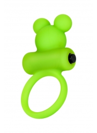 Зеленое виброкольцо на пенис A-Toys - A-toys - в Кисловодске купить с доставкой
