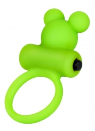 Зеленое виброкольцо на пенис A-Toys - A-toys - в Кисловодске купить с доставкой