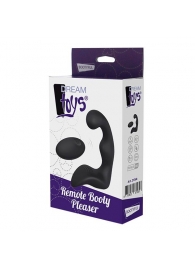 Черный вибромассажер простаты REMOTE BOOTY PLEASER - Dream Toys - в Кисловодске купить с доставкой