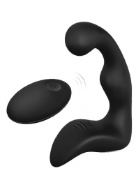 Черный вибромассажер простаты REMOTE BOOTY PLEASER - Dream Toys - в Кисловодске купить с доставкой