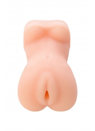 Телесный мастурбатор в виде женской фигурки - Toyfa Basic - в Кисловодске купить с доставкой