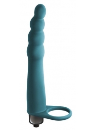 Зеленая вибронасадка для двойного проникновения Bramble - 16,5 см. - Lola Games - купить с доставкой в Кисловодске