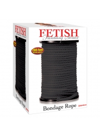 Черная веревка для связывания Bondage Rope - 60,9 м. - Pipedream - купить с доставкой в Кисловодске