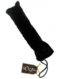 Стеклянная анальная втулка с хвостиком - 9,5 см. - Sexus - купить с доставкой в Кисловодске