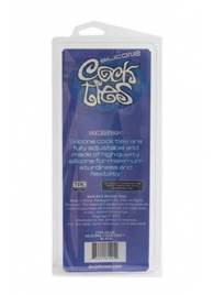 Набор черных эрекционных колец Cock ties - Doc Johnson - в Кисловодске купить с доставкой