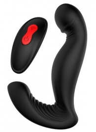 Черный вибромассажер простаты SWIRLING P-PLEASER - Dream Toys - в Кисловодске купить с доставкой