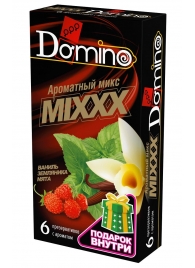 Ароматизированные презервативы DOMINO  Ароматный микс  - 6 шт. - Domino - купить с доставкой в Кисловодске