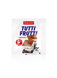 Пробник гель-смазки Tutti-frutti со вкусом тирамису - 4 гр. - Биоритм - купить с доставкой в Кисловодске