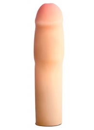 Телесная насадка-удлинитель на пенис PERFORMANCE 1.5INCH COCK XTENDER - 16 см. - Blush Novelties - в Кисловодске купить с доставкой