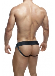 Черный мужской страпон DR. SKIN 6INCH HOLLOW STRAP ON - 16 см. - Blush Novelties - купить с доставкой в Кисловодске