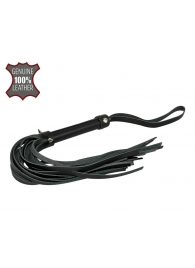 Черная многохвостовая плеть с шипами - 40 см. - Sitabella - купить с доставкой в Кисловодске