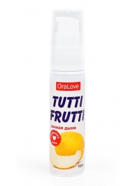 Гель-смазка Tutti-frutti со вкусом сочной дыни - 30 гр. - Биоритм - купить с доставкой в Кисловодске