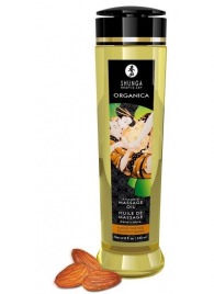 Массажное масло Organica с ароматом миндаля - 240 мл. - Shunga - купить с доставкой в Кисловодске