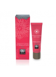Возбуждающий интимный гель для двоих STIMULATION GEL Pomegranate   Nutmeg - 30 мл. - Shiatsu - купить с доставкой в Кисловодске