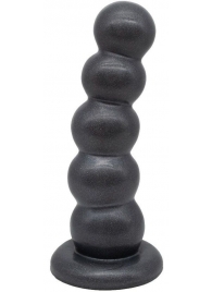 Черная насадка-плаг на харнесс PLATINUM 7 - 19,5 см. - LOVETOY (А-Полимер) - купить с доставкой в Кисловодске