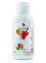 Интимный гель-смазка JUICY FRUIT с ароматом клубники - 100 мл. - БиоМед - купить с доставкой в Кисловодске
