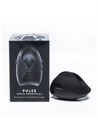 Черный инновационный мужской вибратор PULSE SOLO ESSENTIAL - Hot Octopuss - в Кисловодске купить с доставкой