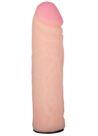 Пояс-трусики с насадкой Glamour Silver - 15,5 см. - LOVETOY (А-Полимер) - купить с доставкой в Кисловодске