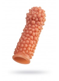 Телесная насадка с мягкими пузырьками - 16,5 см. - KOKOS - в Кисловодске купить с доставкой