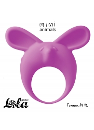 Фиолетовое эрекционное кольцо Fennec Phil - Lola Games - в Кисловодске купить с доставкой