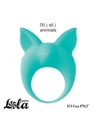 Зеленое эрекционное кольцо Kitten Kyle - Lola Games - в Кисловодске купить с доставкой