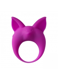 Фиолетовое эрекционное кольцо Kitten Kyle - Lola Games - в Кисловодске купить с доставкой