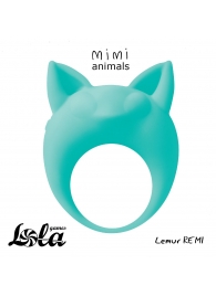 Зеленое эрекционное кольцо Lemur Remi - Lola Games - в Кисловодске купить с доставкой