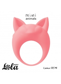 Оранжевое эрекционное кольцо Lemur Remi - Lola Games - в Кисловодске купить с доставкой