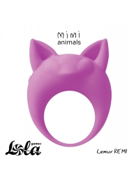 Фиолетовое эрекционное кольцо Lemur Remi - Lola Games - в Кисловодске купить с доставкой