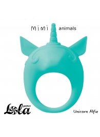 Зеленое эрекционное кольцо Unicorn Alfie - Lola Games - в Кисловодске купить с доставкой
