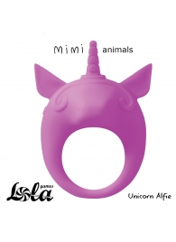 Фиолетовое эрекционное кольцо Unicorn Alfie - Lola Games - в Кисловодске купить с доставкой