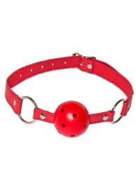 Красный кляп-шарик Firecracker - Lola Games - купить с доставкой в Кисловодске