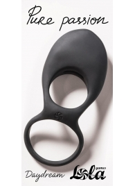Черное эрекционное виброкольцо Daydream - Lola Games - в Кисловодске купить с доставкой