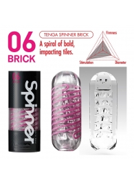 Мастурбатор SPINNER Brick - Tenga - в Кисловодске купить с доставкой