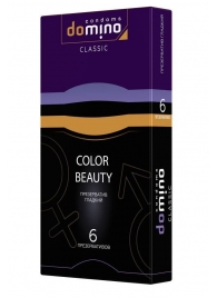 Разноцветные презервативы DOMINO Colour Beauty - 6 шт. - Domino - купить с доставкой в Кисловодске