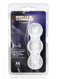 Прозрачный фигурный мастурбатор Master Stroker - Blush Novelties - в Кисловодске купить с доставкой